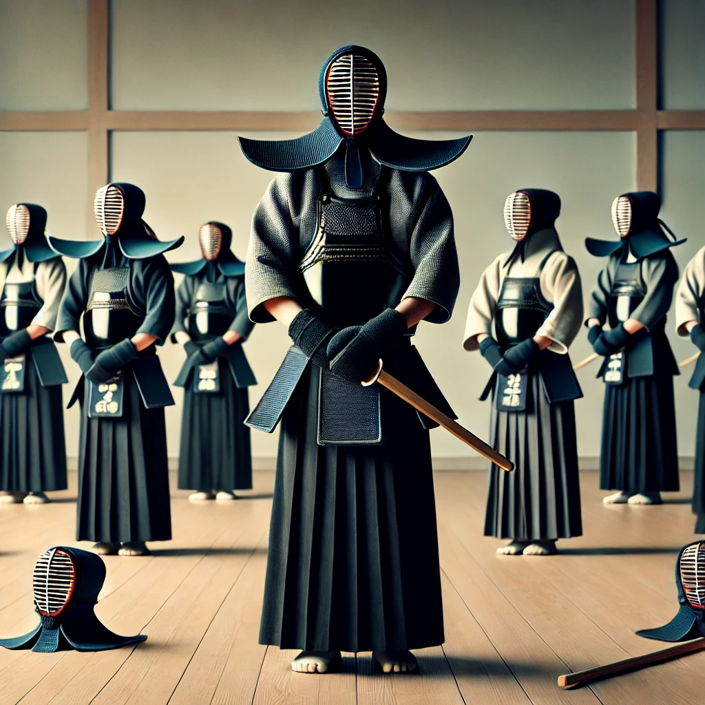 Kendo Practice Scene